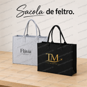 Sacola em Feltro Personaizada
