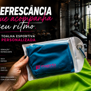 Toalha refrescante personalizada