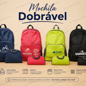 Mochila Dobrável Personalizada