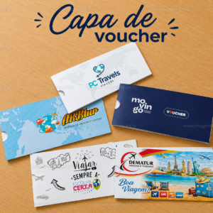 Capas para voucher em papel